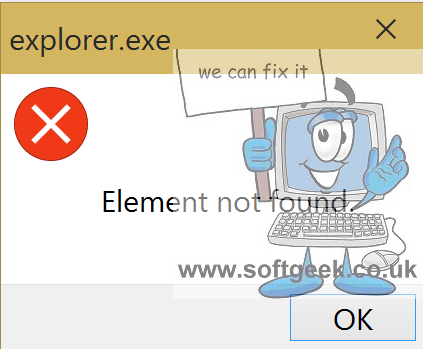 How To Fix Element Not Found Error On Windows 10